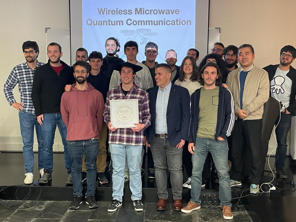 Last Friday my friend and colleague <a href="/tgonzalezraya/">Tasio Gonzalez-Raya</a> gave an astounding defense of his thesis. It was inspiring for us newcomers who have just joined <a href="/NquireC/">NQUIRE Center</a> group. Congratulations on an incredible job👏🏼