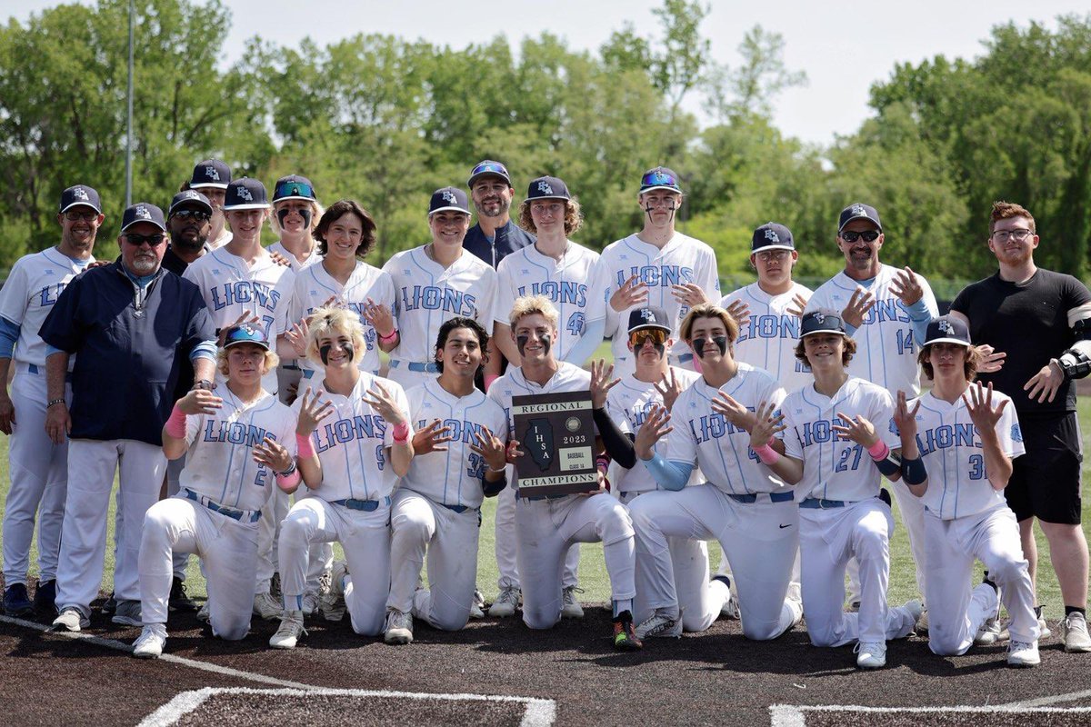 HCA BASEBALL (@hcabaseball2) on Twitter photo 7th Straight Regional title! <a href="/gduran02/">gavin_duran2024</a> hits for the cycle and 8 different Lions had hits. <a href="/kmeeks_05/">Kaden Meeker</a>, <a href="/haydenmosley51/">Hayden Mosley</a> & <a href="/HartiganEmin/">Emin Hartigan</a> w 5IP w 10K’s on 2 hits. TEAM WIN. Sectional semis 5/24 5pm at Judson! <a href="/ByPaulJohnson/">Paul Johnson</a> @PBRIllinois <a href="/ECNSports/">Courier News Sports</a> 7th Straight Regional title! <a href="/gduran02/">gavin_duran2024</a> hits for the cycle and 8 different Lions had hits. <a href="/kmeeks_05/">Kaden Meeker</a>, <a href="/haydenmosley51/">Hayden Mosley</a> & <a href="/HartiganEmin/">Emin Hartigan</a> w 5IP w 10K’s on 2 hits. TEAM WIN. Sectional semis 5/24 5pm at Judson! <a href="/ByPaulJohnson/">Paul Johnson</a> @PBRIllinois <a href="/ECNSports/">Courier News Sports</a>