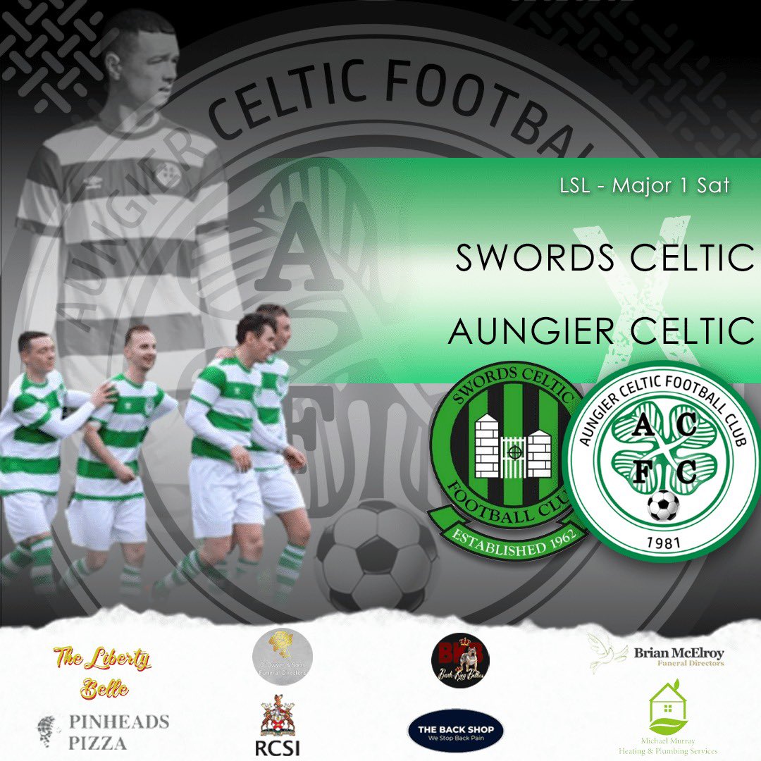 Leinster Senior League Fixture:

The Saturday lads will finish off there season with an away fixture tomorrow evening 🍀

🆚Swords Celtic 
🏟️Balheary reservoir 
⏰8pm KO
🗓️22nd May