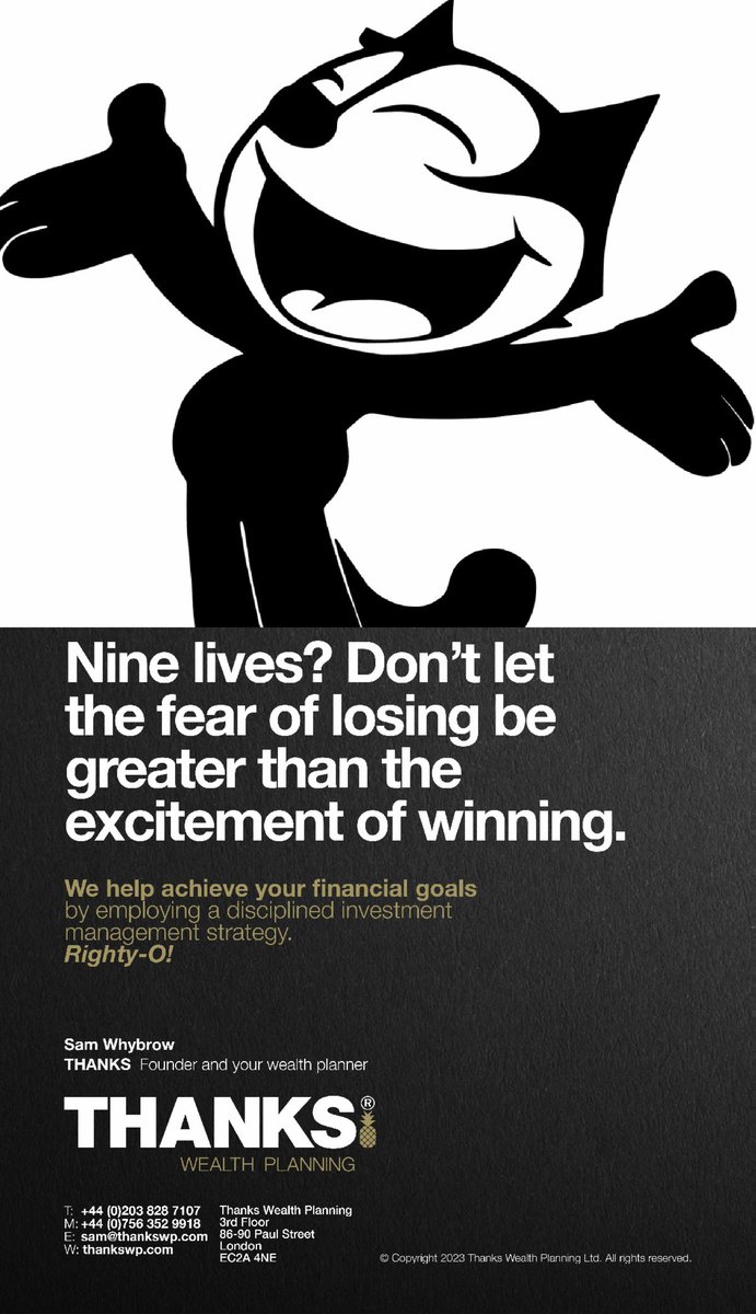 SamWhybrow1's tweet photo. #ninelives? #thankswp #thankswealth #wealthplanning #financialplanning #financialadvice
https://t.co/shbWbnfI1D https://t.co/gWIg41VfKn