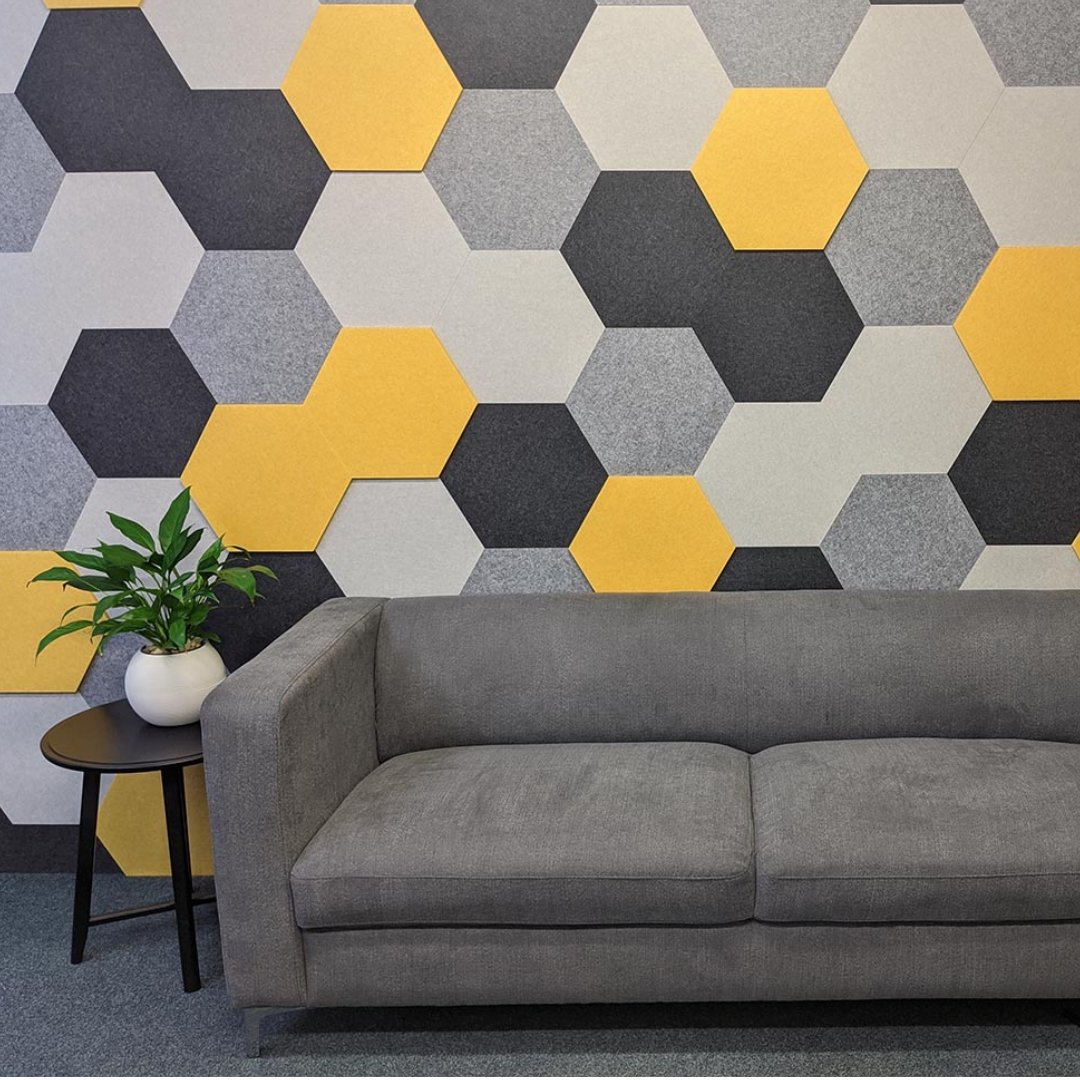 WALLSORBA-acoustic panel systems that are as stylish as they are functional! Aesthetic sound absorbing panels that offer excellent acoustic performance while looking visually pleasing. They are durable, fire rated and provide the decorative solution to your sound control needs.