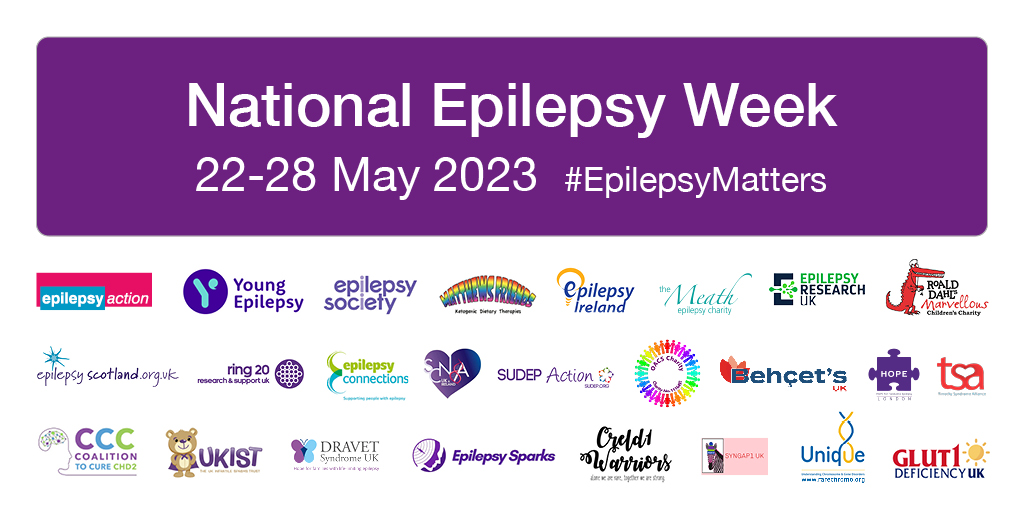 EpilepsyInst's tweet photo. #NationalEpilepsyWeek begins tomorrow and we're proud to be working in collaboration with the epilepsy community once again to raise the profile of epilepsy – this year's theme is #EpilepsyMatters. Stay tuned for the morning announcement of this year's Research Awards!⏰ https://t.co/6m3QC1PPCO