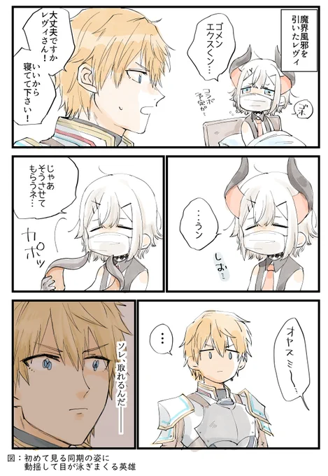 初めて描いたLvEx、かわいいね