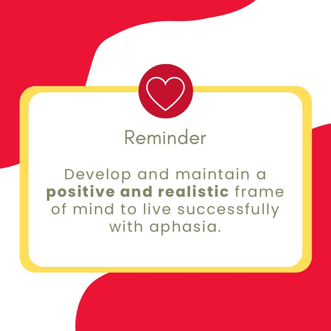 AphasiaSG's tweet photo. Living with aphasia will see you and your family overcome many hurdles. How do you keep going when the challenges keep coming? Here is a little positive reminder https://t.co/jQqTHOHPgR