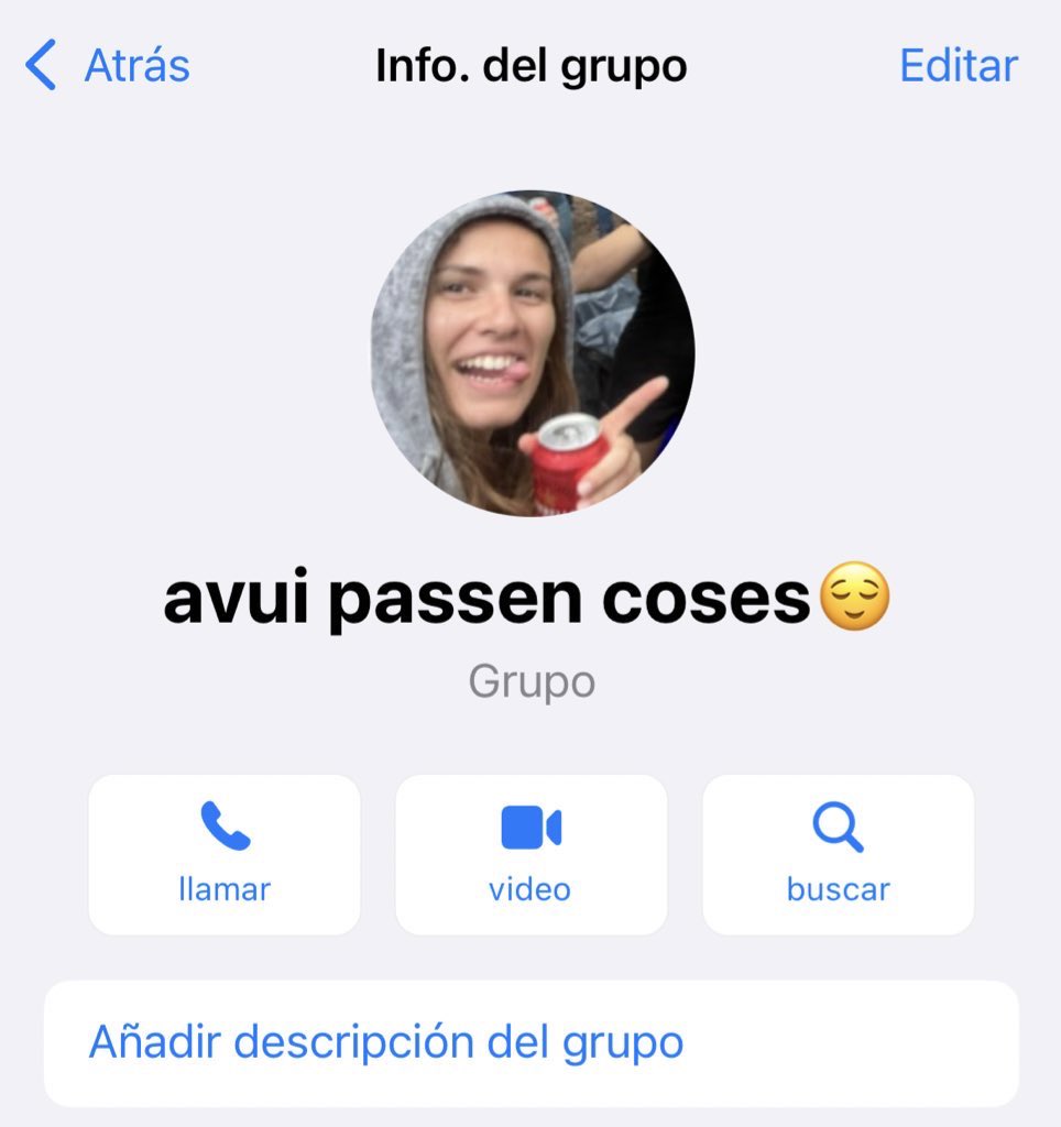 nose vosaltres pero jo tinc cara de foto de grup de whatsapp