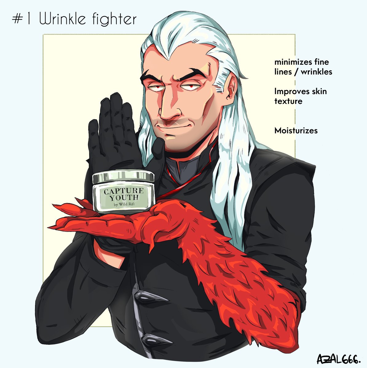 SwainUnlucky's tweet photo. "We say no to wrinkles" by @wildrift 
#WILDRIFT #swain #LeagueOfLegends #LeagueOfLegendsFanArt https://t.co/nKp3DdxDwq