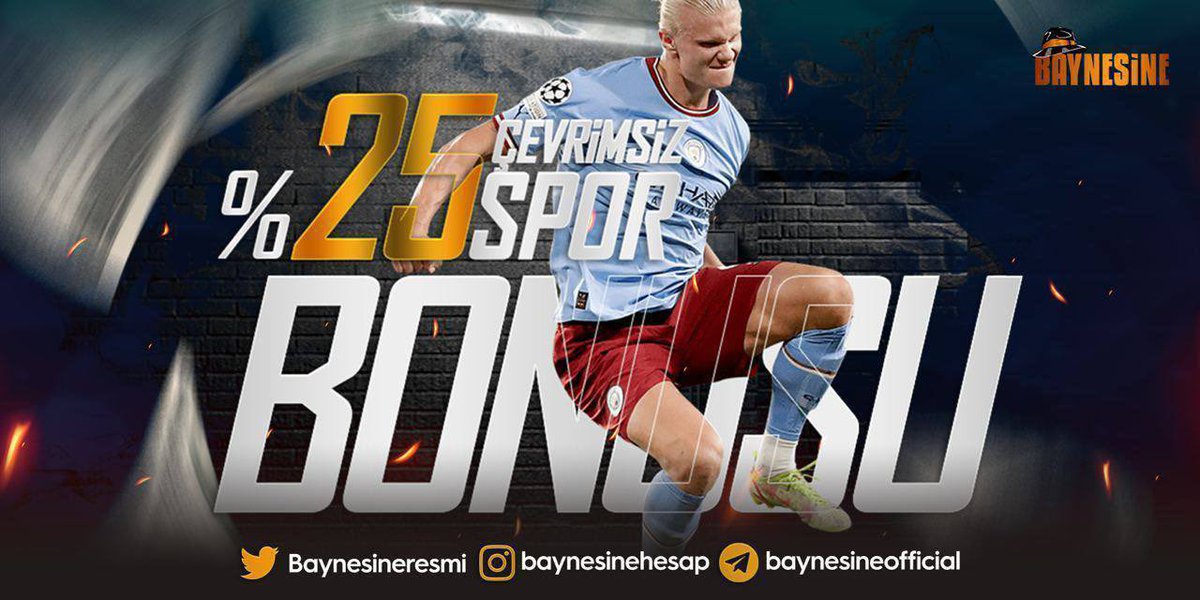 🤑 Yatırım Yapmanın  Tam Zamanı !

🔥 Yeniliklerin Adresi #Baynesine’den 👇

😍 %25 Çevrimsiz Spor Bonusu !!

📲Daha Fazlası İçin Kayıt Ol ve İncele Sizi Bekliyoruz 😊