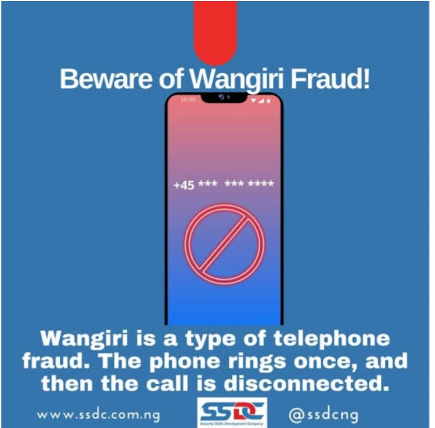Kenyans are warned of the resurgence of 'Wangiri' Mobile Phone Scam in Kenya. The CEO Communication Authority of Kenya <a href="/ezraCHILOBA/">Ezra Chiloba</a>, thro Press Statement warn Kenyans against returning strange international numbers calling them.
#crimewatch Uhuru Arsenal Sauti Sol 
Blessed Sunday