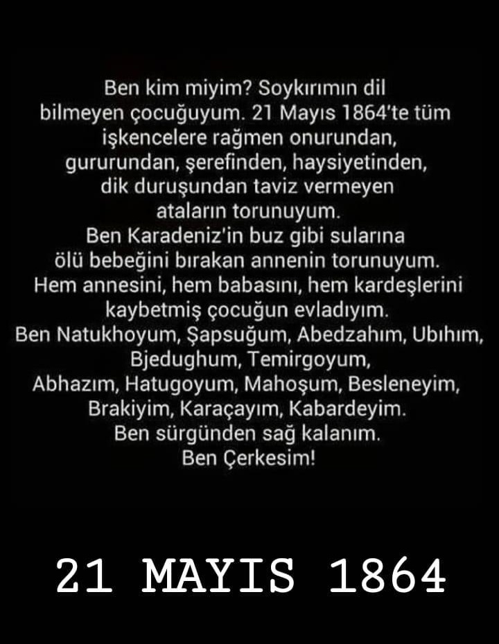 BeyzaEvcimen2's tweet photo. #21mayıs1864 
#BununAdıSoykırım 
#CerkesSoykırımı 
#unutmadım #unutma #Unutturmayacağız https://t.co/HeiB2t6WM4
