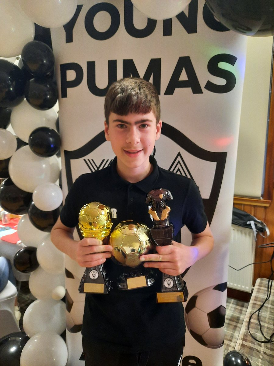 MissxxDee's tweet photo. @GreenhillPS @MissCassells1 @SportGreenhill  what an amazing night for C at his football presentation, After a full season unbeaten, last night to top it off, C won the player of the year which was chosen by the refs after each game &amp; was voted parents player of the year 🏆⭐️🖤 https://t.co/HNkchMQyTU