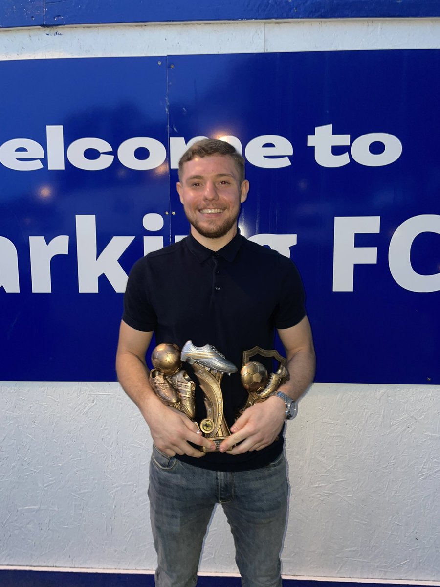 <a href="/jessnorey47/">Jess Norey</a> voted Player’s Player, Supporter’s Player and Manager’s Player of the season yesterday at the <a href="/barkingfc/">Barking FC</a> end of season presentation last night. Wouldn’t have been possible without the support of the club through his injury. Thank you #nonleaguefootball