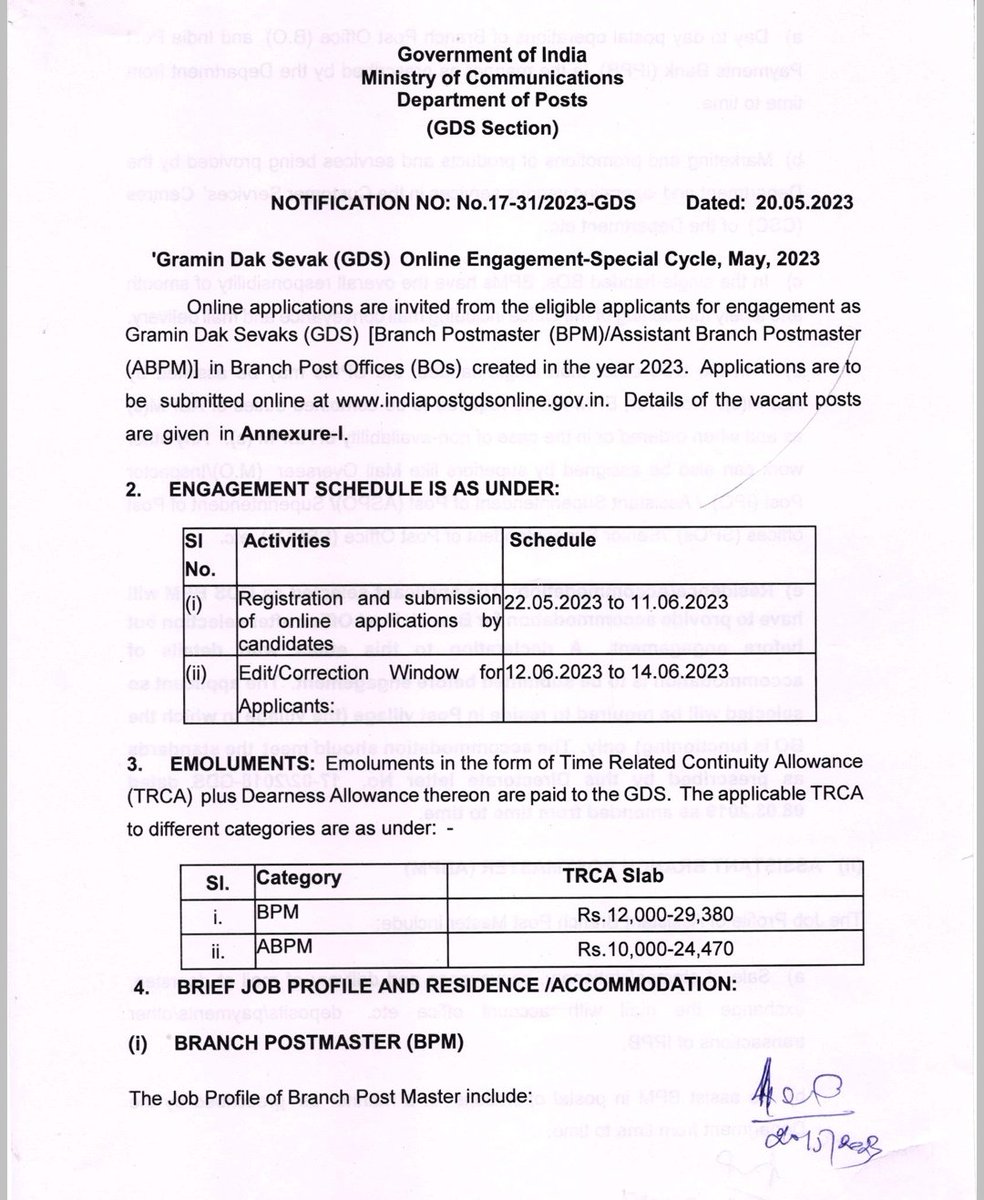 EducationalIdea's tweet photo. @PMOIndia @narendramodi @IndiaPostOffice @AshwiniVaishnaw
Dear Sir have a kind look on GDS Recruitment Selection .

Its selection is on 10th mark which Create Scopes for Fake Certificates,Certificate Tampering to increase make &amp; get selection.

So fix a Exam for the selection. https://t.co/pS5hFu608U