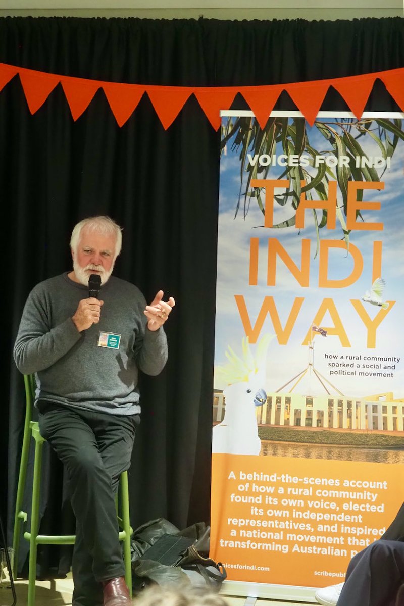 At Wodonga for recent launch of ⁦⁦@voicesforindi⁩ ‘s ‘The Indi Way. Such an engaging and fun night! Next launch event at Manuka, ACT on this coming Wednesday night. @proACTcbr⁩ ⁦@of_hume⁩ ⁦@CarolynHendriks⁩ ⁦@c_s_wallace⁩ ⁦⁦@johnwarhurst⁩