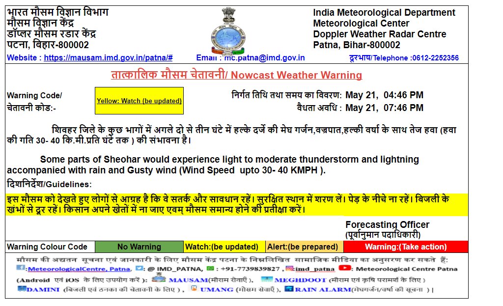 imd_patna's tweet photo. https://t.co/OuOzhz7mD6