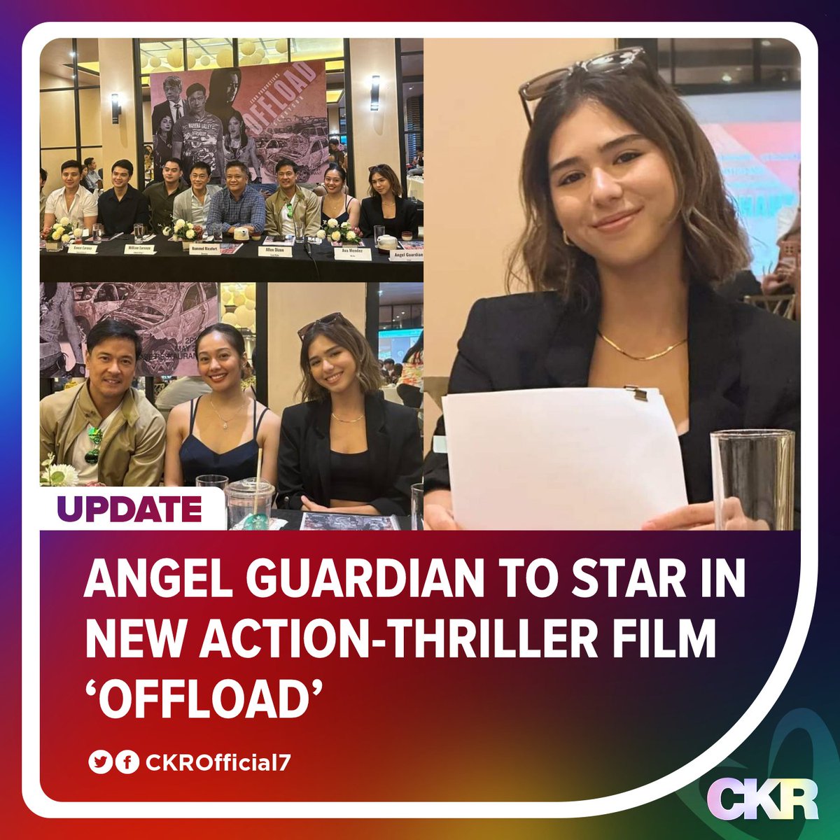 UPDATE: Kapuso actress Angel Guardian is set to star in the action-thriller movie ‘Offload,’ with Allen Dizon, written and directed by Rommel C. Ricafort.

Other cast members include William Lorenzo, Ava Mendez, Vance Lacerna, Andrew Gan, Ayeesha Cervantes, Rap Robes, and Gio…