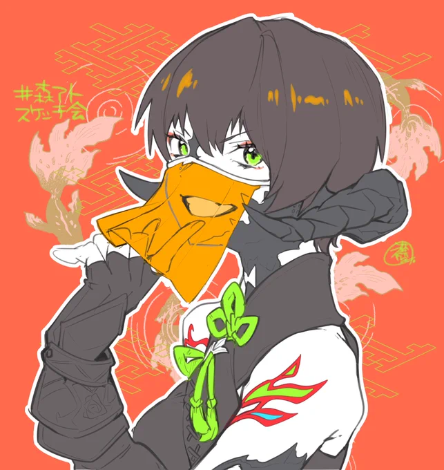 お借りしました #森アト_Meteor #森アトスケッチ会