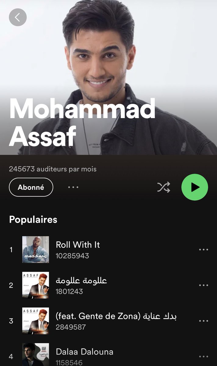 MoonMonira's tweet photo. Dans le plus grand des calmes la plateforme de musique #Spotify a supprimé la chanson Dammi Falastini « Mon sang est palestinien » de l’artiste Mohammad Assaf. @spotifyfrance des explications ? https://t.co/Yc4H3vNFFX