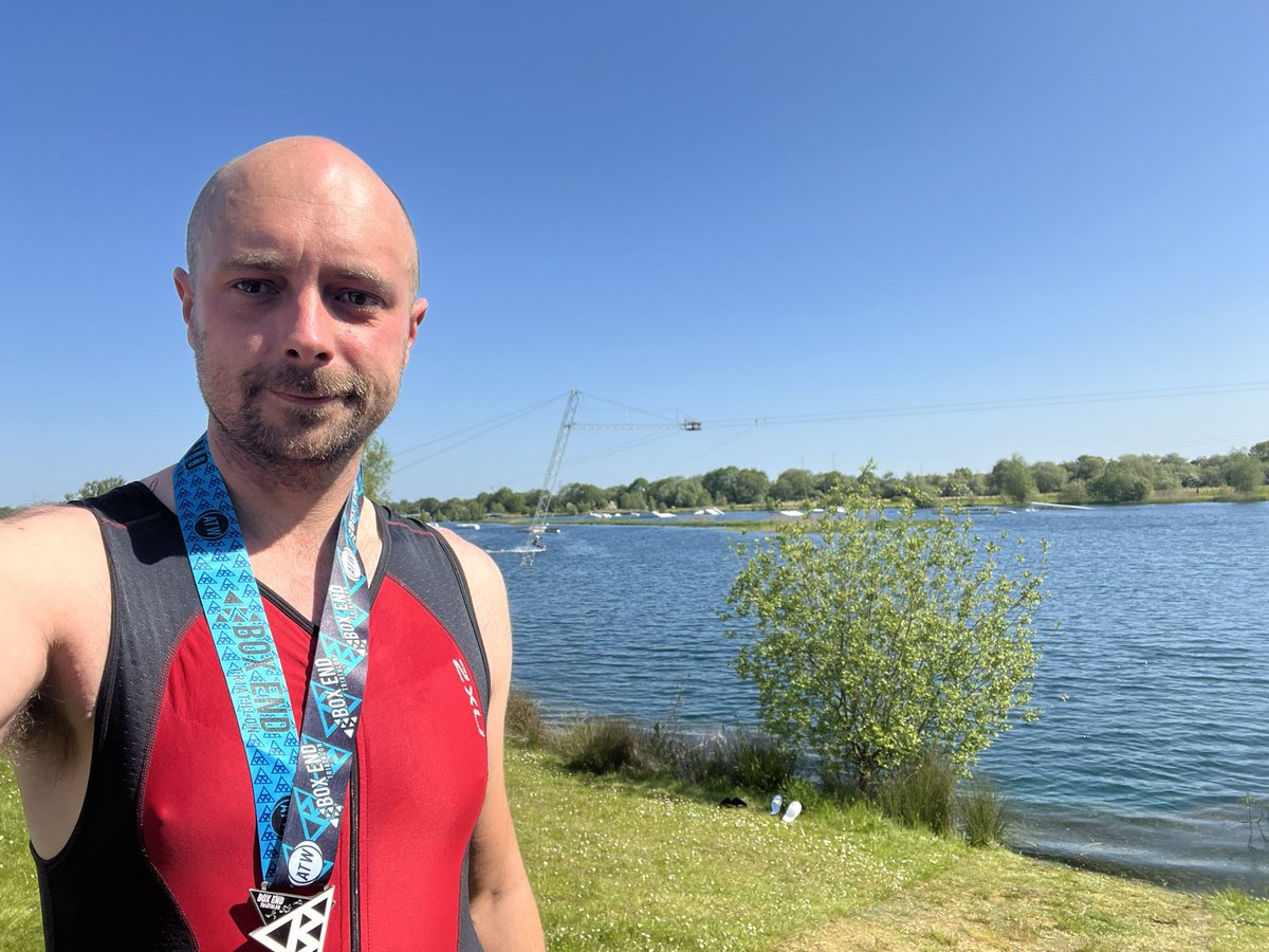 Completed the <a href="/eventsatw/">ATW</a> Box End Triathlon (1.5km swim, 50km cycle, 10km run) in 3 hours 9 minutes 56 seconds
