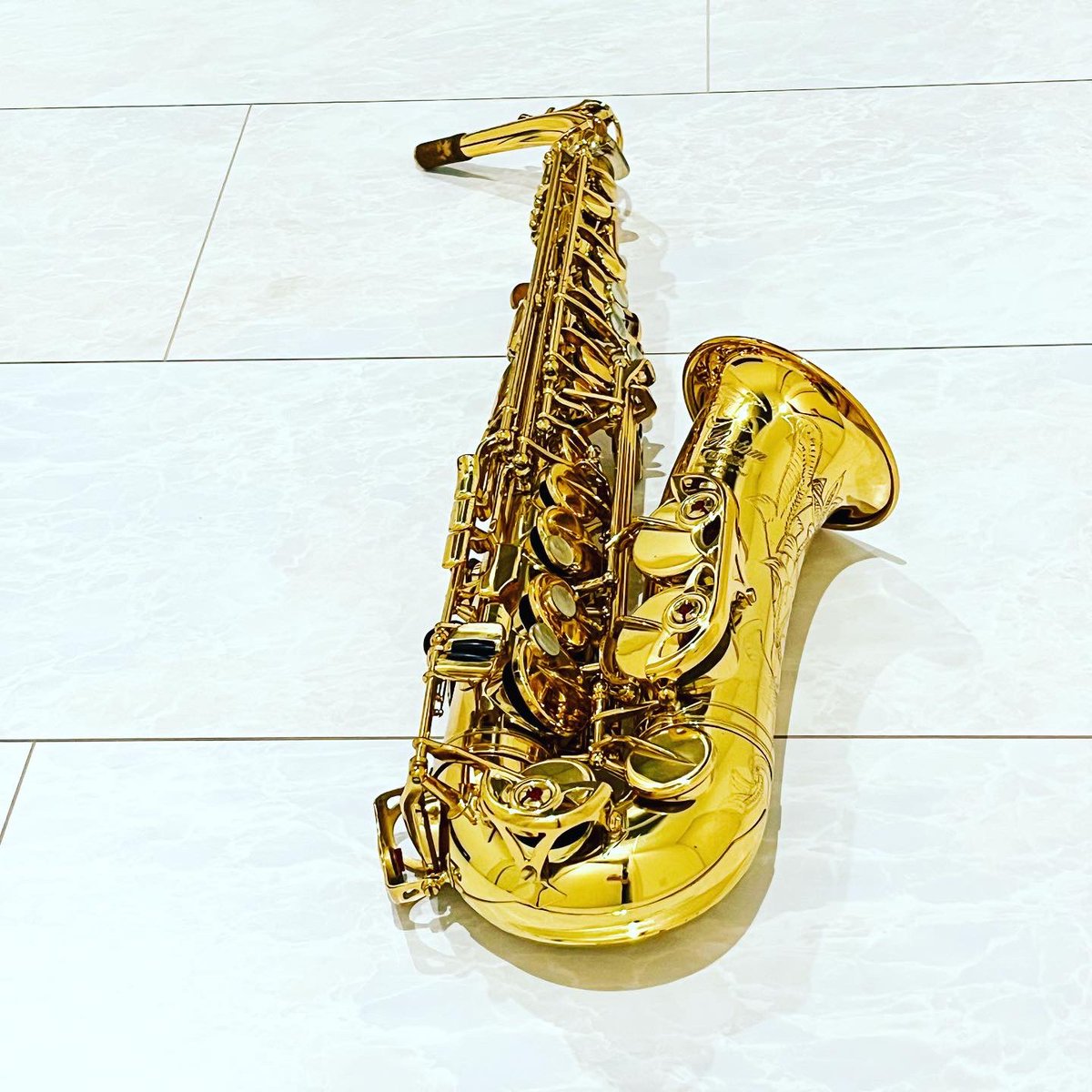 2nd_D's tweet photo. 待望のmy new gear...
ずっと前から欲しかったアルトサックス！

全てながはなさんプロデュース！
いつも、ありがとうございます！
#mng 
#yas855 https://t.co/JLXFFnKvnb