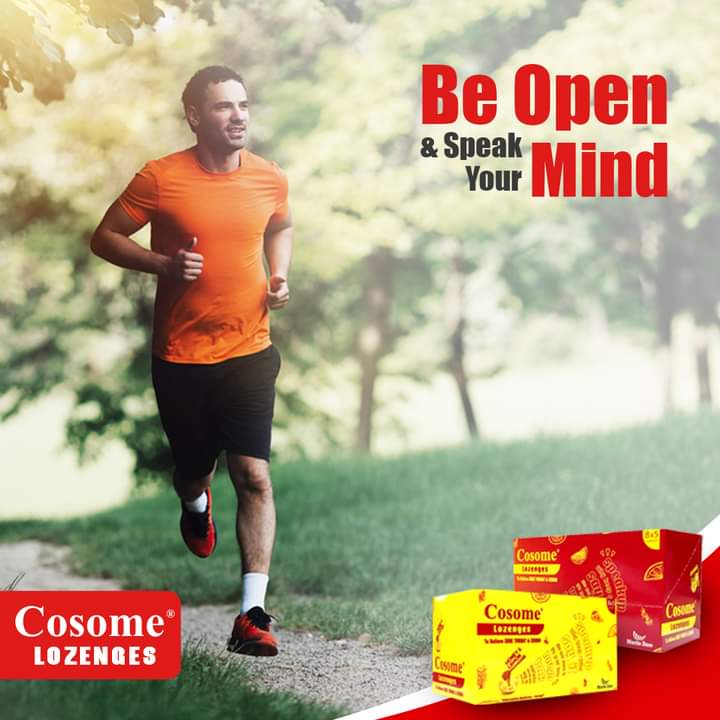 CosomeLozenges's tweet image. Clear your throat and speak confidently with Cosome lozenges.
.
Available at your nearest pharmacy or order online from Ailaaj: bit.ly/3IlvVaj
.
.
#CosomeLozenges #BolnaTouParyga #SoreThroatRelief #SoreThroat #CoughRelief