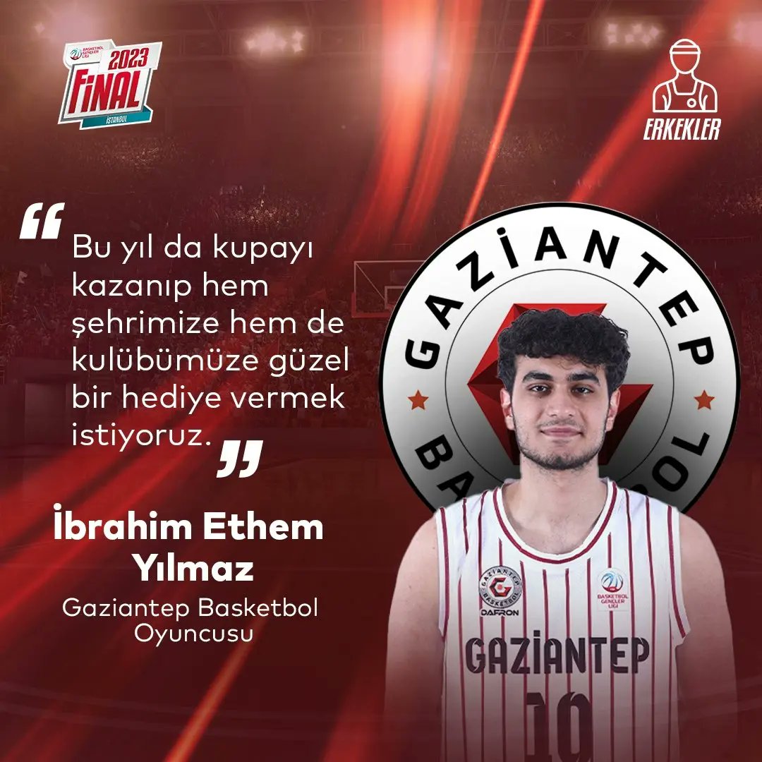 Gaziantep Basketbol Başantrenörü Ali Yıldırım ve oyuncu İbrahim Ethem Yılmaz; bugün oynanacak dev final öncesi açıklamalarda bulundu!

#SahneGençlerin <a href="/tbfaltyapilar/">TBF Altyapılar</a>

Açıklamaların tamamı için 👉 bit.ly/43fauzD