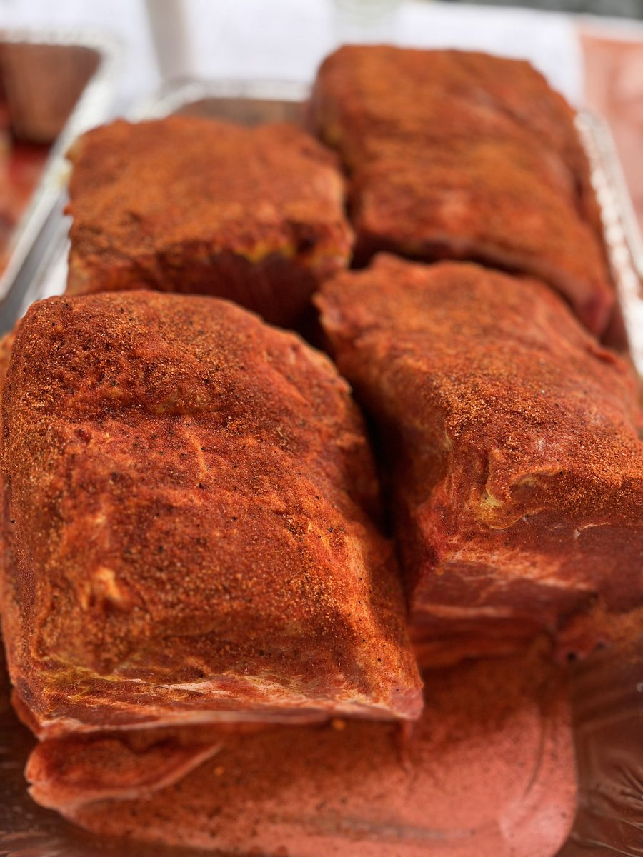 TheSCBBQCo's tweet photo. Pork butts seasoned up from this past weekends event in Williamston SC’s Pig in the park! #swinetime #BBQ #COMPETITION #win #compete #win #dontstop #thescbbqco https://t.co/etPdSHDv70