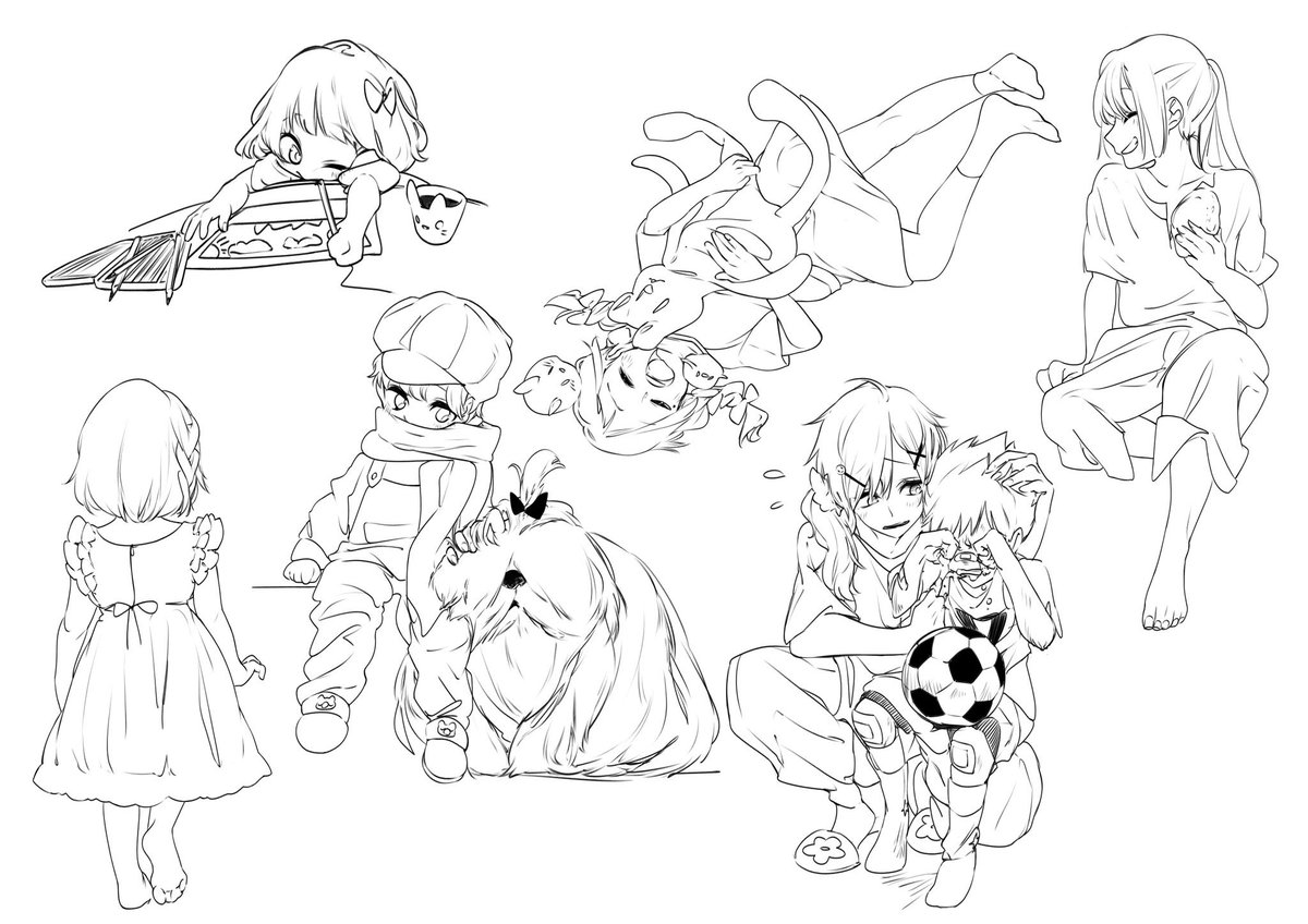 oiseauderepos's tweet photo. ●こども👶
#創作 #sakuga #作画  #絵描きさんと繋がりたい https://t.co/aSxC6s9yLO