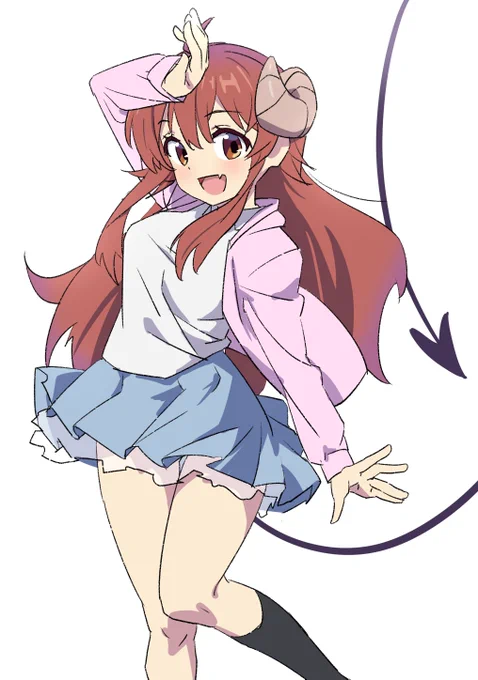 シャミ子描きました  #まちカドまぞく
