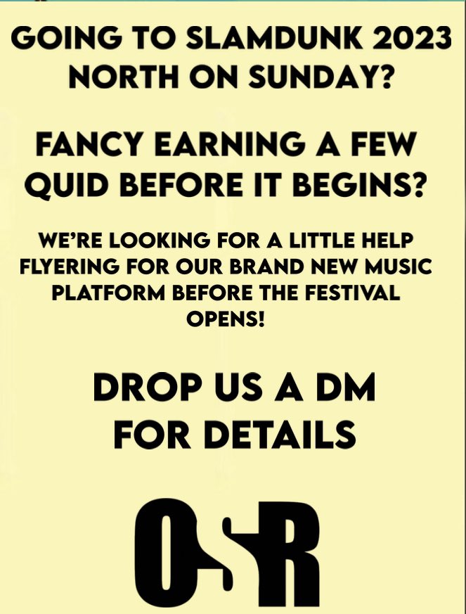 oursongrequest's tweet image. #SLAMDUNK #slamdunk #slamdunknorth #slamdunkfest #slamdunkfestival