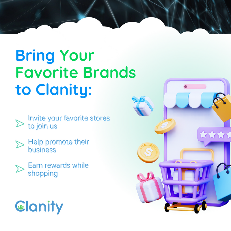 Earning rewards while shopping is easy with Clanity! 🛍️

Learn more about it: 🔽
clanity.com

#Clanity #NewMarketing #Blockchain #Cardano #NFT #LocalBusiness #BusinessGrowth #RewardsProgram