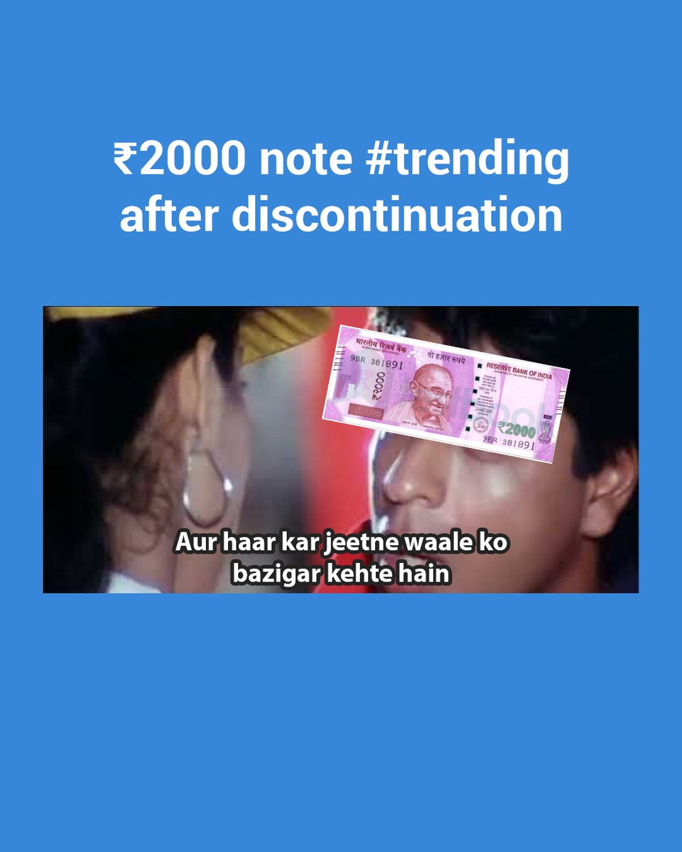 fluidscapes's tweet photo. Acha chalta hu duao mein yaad rakhna - ₹2000 note.
.
.
#fsc #fluidscapes #DigitalMarketing #socialmediamarketing 
#ContentMarketing #OnlineMarketing #instamemes #memesdaily #memes #RBI #200note https://t.co/lA3zbdZOdt