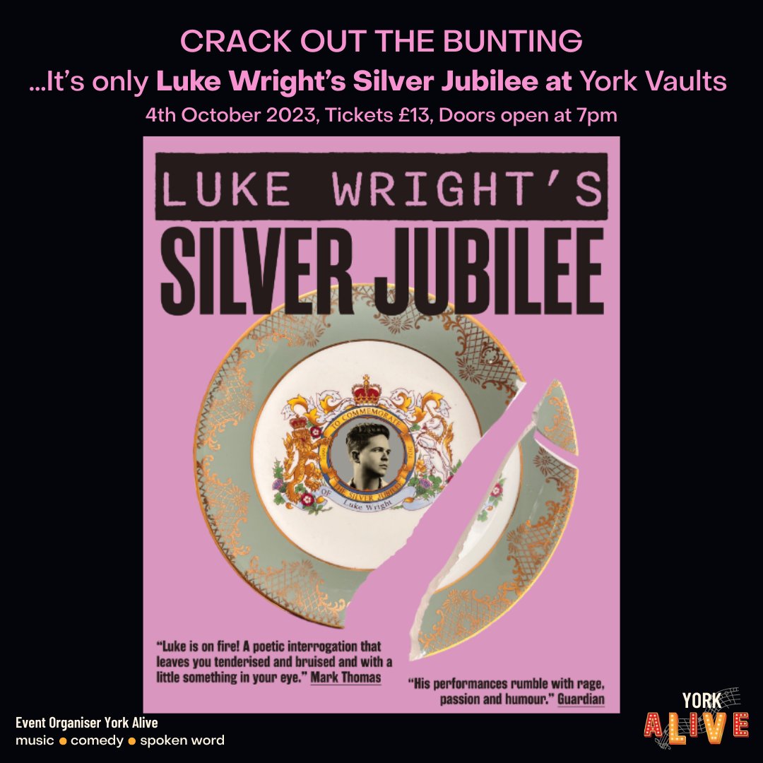 Check out "Luke Wright live at Victoria Vaults" eventbrite.co.uk/e/luke-wright-… @Eventbrite
