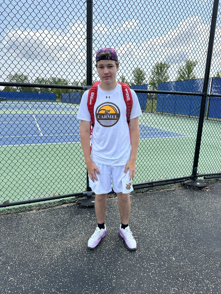 CJ is State bound! He finished 4th in a tough Sectional contest. This will be his second time representing Carmel at State. Congrats on reaching this goal. <a href="/CCHSCorsairs/">Carmel Catholic High School</a> <a href="/CarmelCorsairs/">Carmel Catholic Athletics</a>