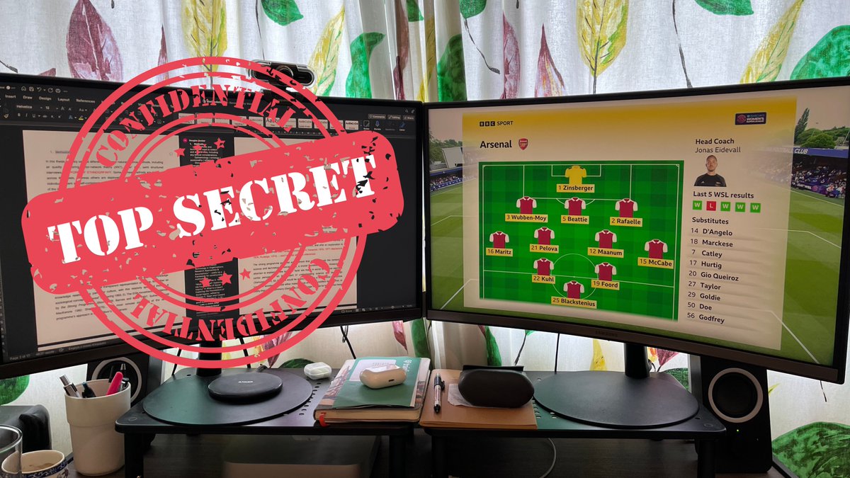 When you're working hard to finish your thesis, but you LOVE the Arsenal

#phdchat #phdlife