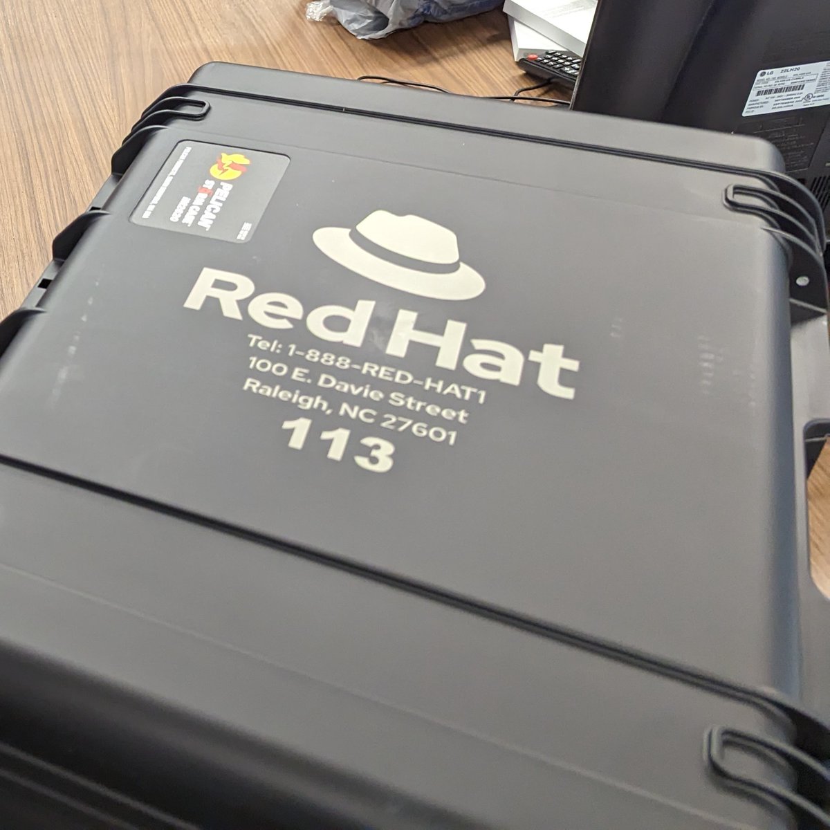 redhatbob's tweet photo. Last minute demo prep. See you at #RHSummit soon! https://t.co/QPLZ7bqcZH