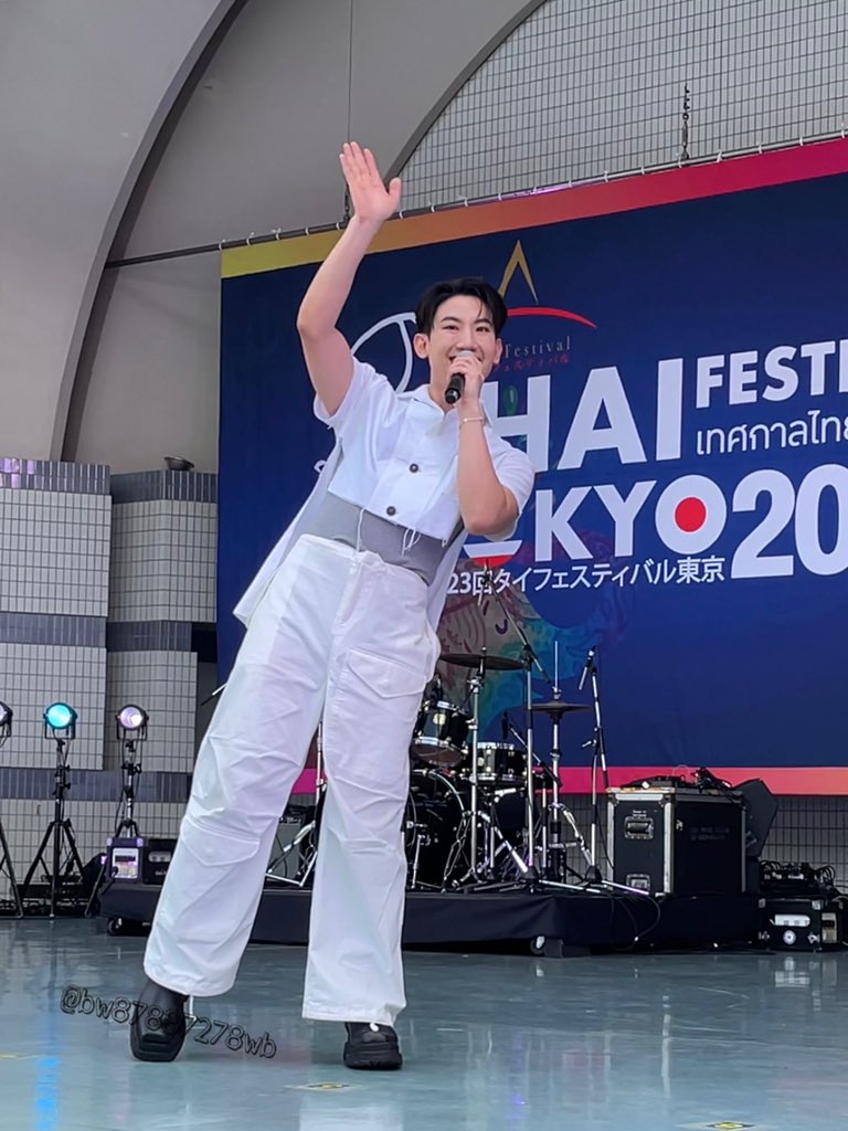 bw87887278wb's tweet image. Toptapさん最前で拝めた🥰
#Toptap #toptap_jirakit 
#ThaiFestivalTokyo2023