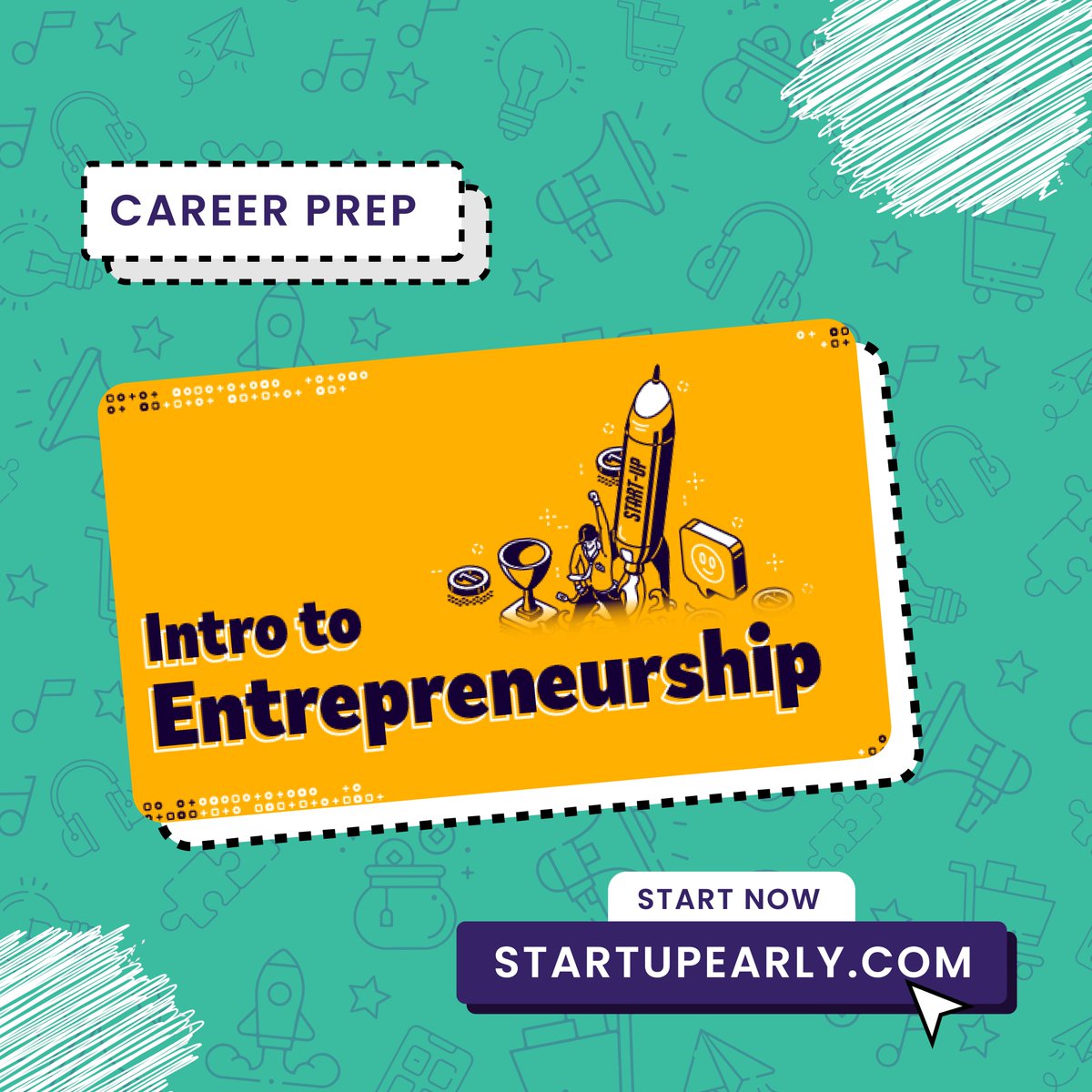 early_startup's tweet image. 🚀 Discover Your Entrepreneurial Spirit! 📚💡

🎉Exciting News! 🎉 Start Up Early is thrilled to announce the launch of our brand-new entrepreneurship course! 🌟📈

🔍 Unleash your potential and find your true calling with our FREE personality test! 😍🔮 

#EntrepreneurshipCourse