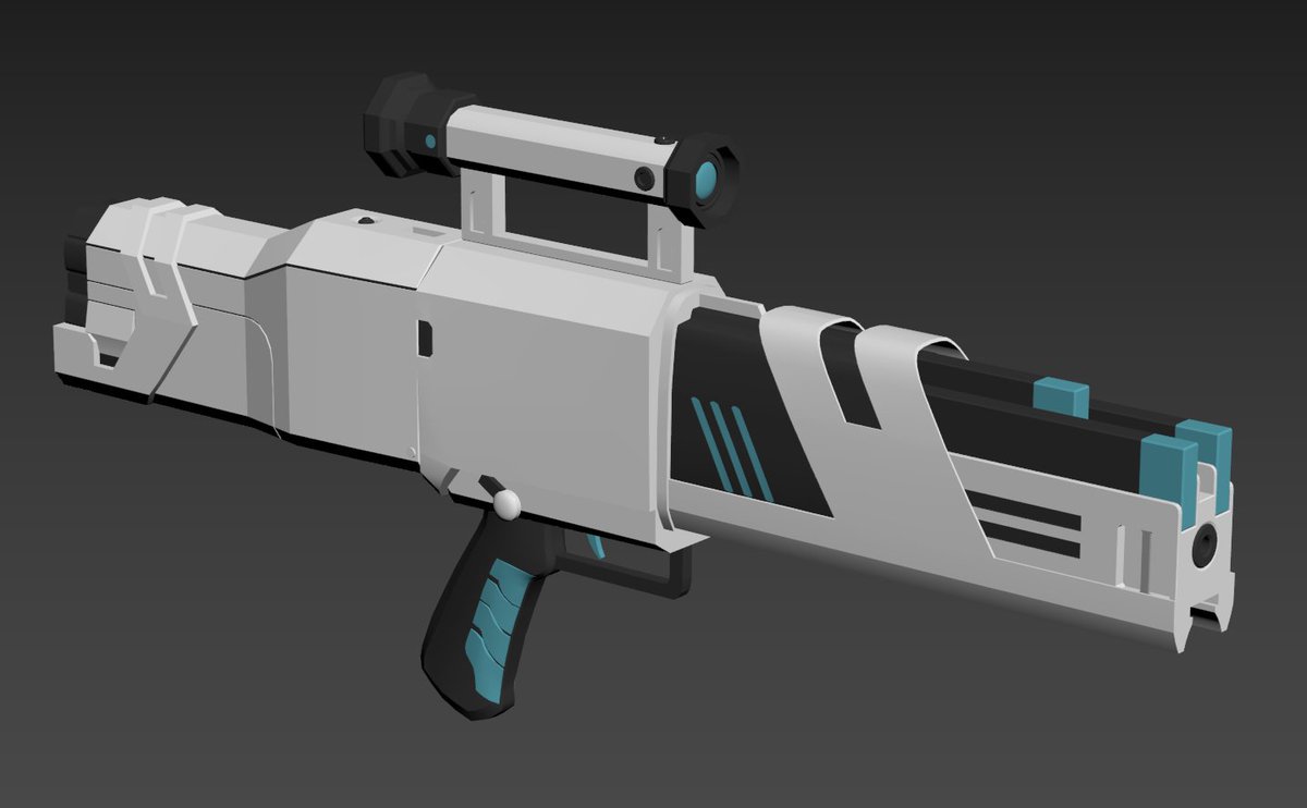 아마 9일차...였죠? 모델링단계는 끝.
총때문에 고생했습니다...
G11실제 모델과 블루아카 템 이미지 스까서 만들었습니다. 그래도 무탄피총이니까 나중에 구현할거 하나 줄었네요 개꿀
[토끼토키 제작 9일차]