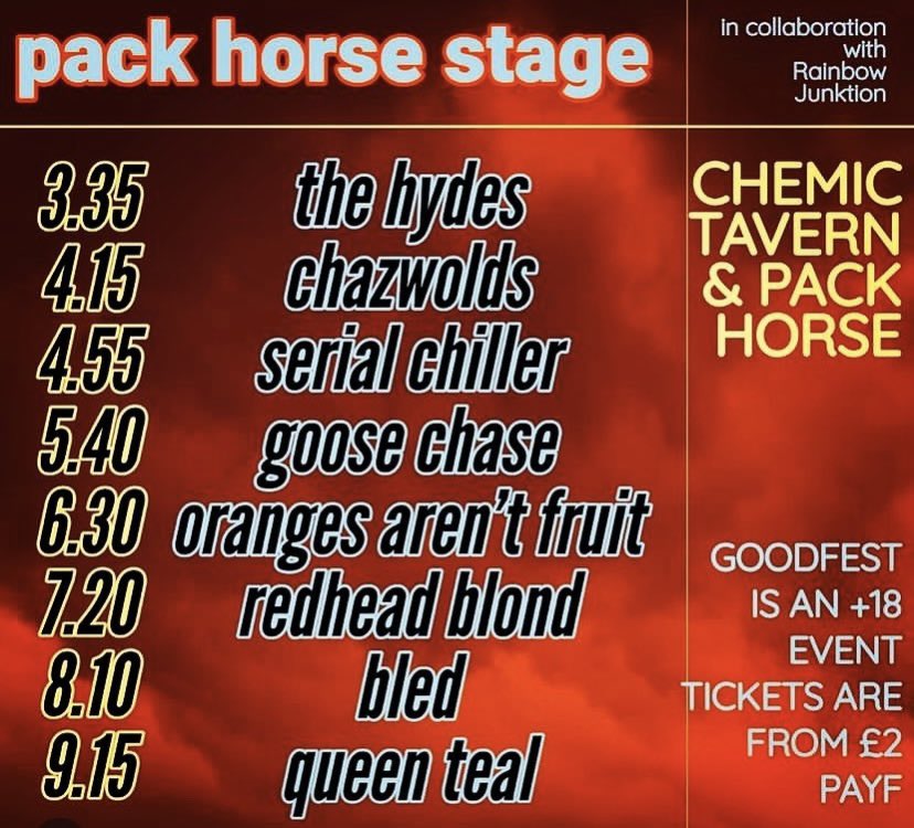 Leeds tonight for Goodfest!

Tickets: upstairspackhorse.co.uk/events/good-fe…