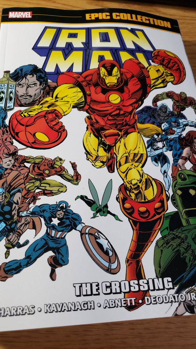 comics_chasing's tweet image. Read some classic Iron man before work this morning. Again, taking me back to my childhood. #ironman #comicbook #epiccollection #marvelcomics