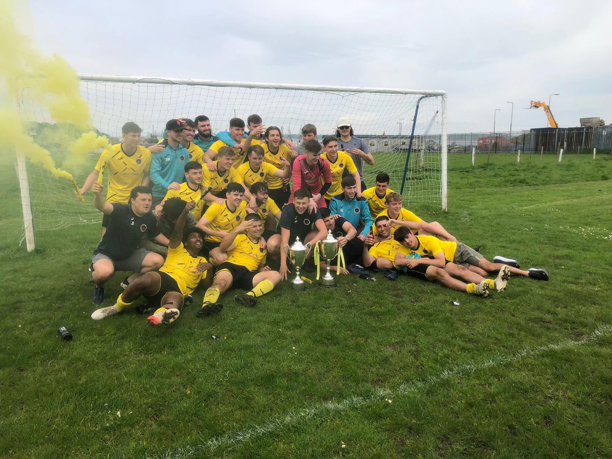 RangersWhitby's tweet photo. With our season coming to an end just want to say what a season it’s been. 3 trophies and invincible in the league, could not ask for much more from everyone involved. 

Top set of lads on and off the pitch. 

Farewell to the cockney xavi @CogswellToby 

Roll on division 1 

UTFR https://t.co/RCNL4SZDVO