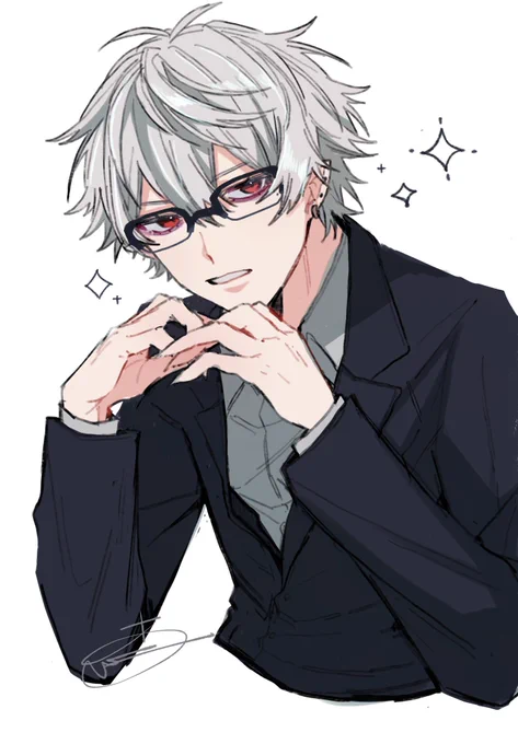 #KuzuArt スーツ眼鏡はいいぞ