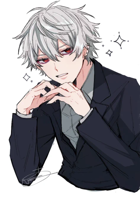 #KuzuArt スーツ眼鏡はいいぞ