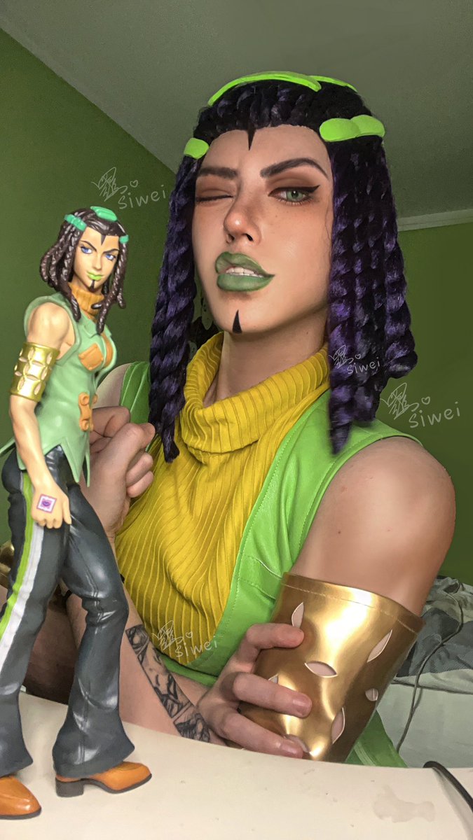 siweiperfect's tweet image. #JoJosBizarreAdventure #stoneocean #jojopart6 #cosplay #hermesCostello