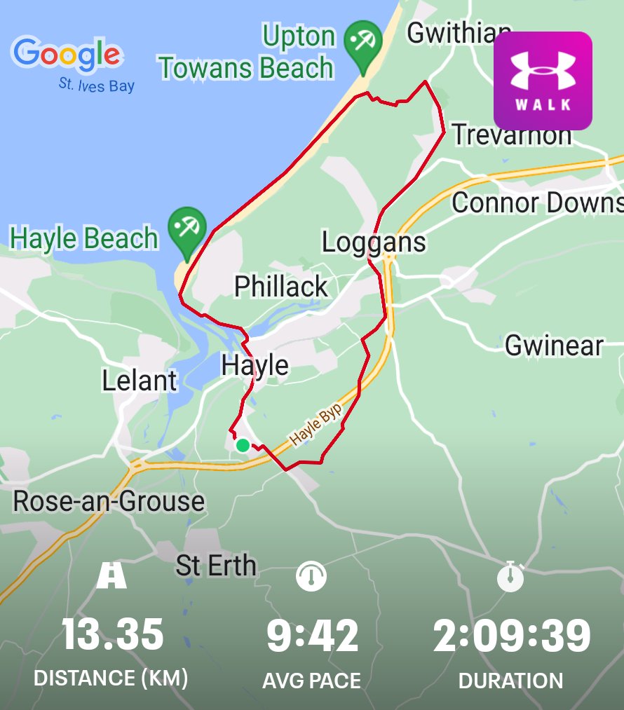 Training today before work tonight ! Enjoying the sun 🌞, nothing compared to the Sahara. But still fantastic weather over Hayle. <a href="/m__brownfield/">Martin Brownfield 〓〓</a> @PioneerLewis <a href="/BeardedTrev/">Bearded_Rigley 🌈</a> <a href="/barnardos/">Barnardo’s</a>