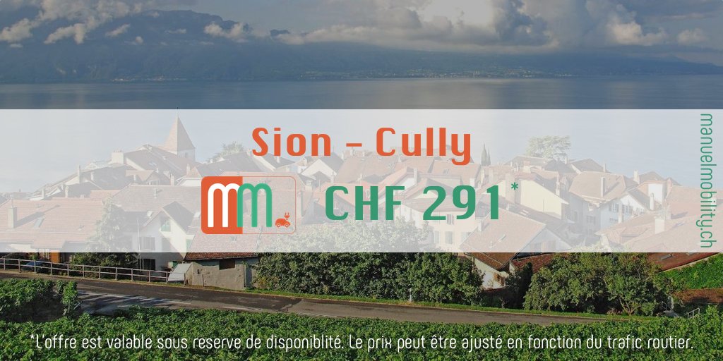 manuelmobility's tweet image. ⚡️Destination de la semaine
En mode personnalisé, prenez la route avec #manuelmobility, un des meilleurs chauffeurs privés sur la Riviera suisse, et convertissez les kilomètres en souvenirs 🎁
🚗 manuelmobility.ch
📍#Cully - @montreuxriviera📍#Sion - @valaiswallis
