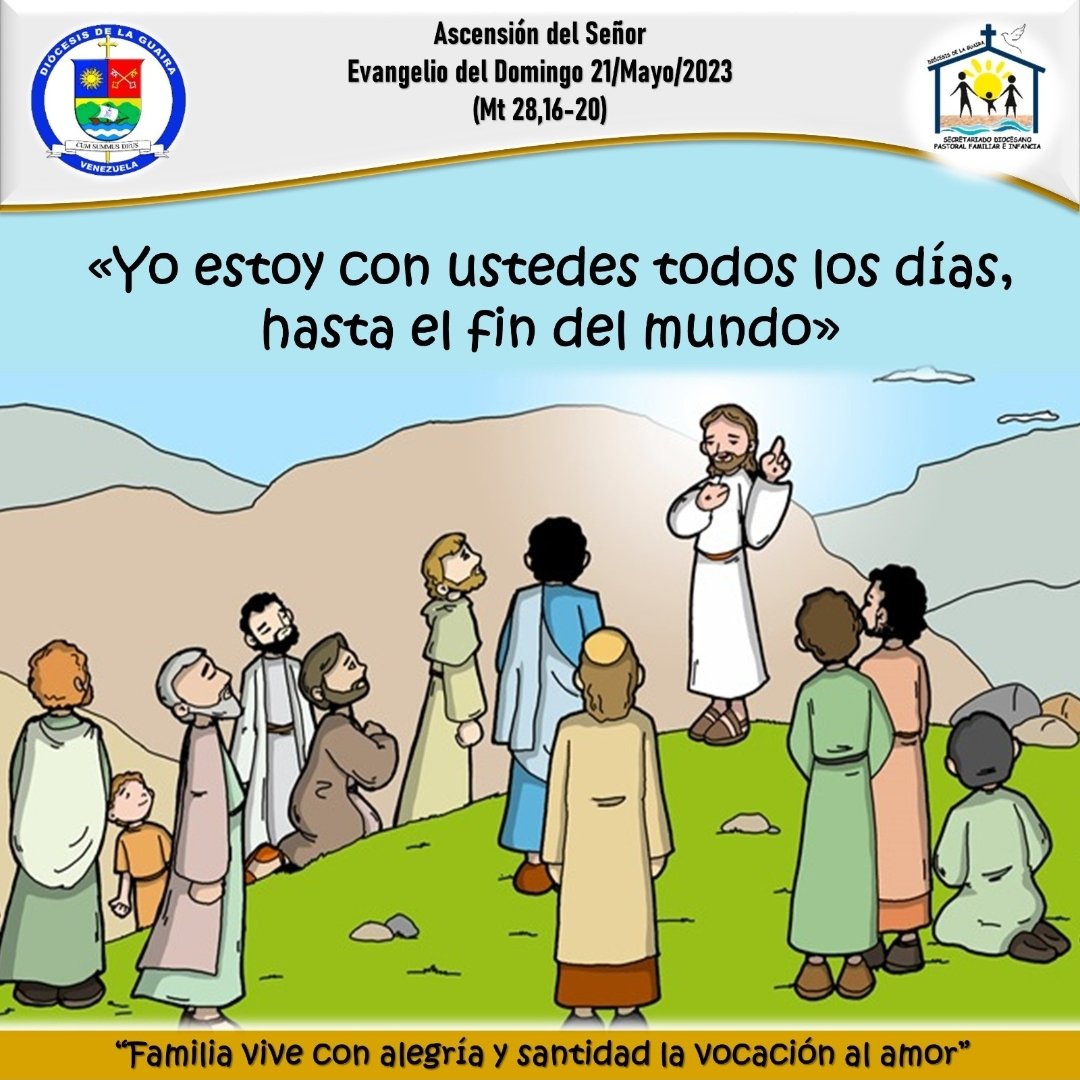 Como discípulos de Cristo Jesús, hemos de entender y aprender que aunque el Señor se encuentra a la derecha del Padre no por eso se ha alejado de nosotros. Siempre nos sabemos en presencia y compañía de nuestro Señor Jesucristo en todos los momentos y circunstancias de su vida.