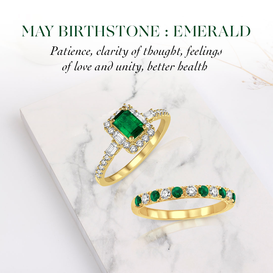 May your style be as vibrant as the lush greenery of emerald, the birthstone of May 💚💎
#gemstonejewelry #emeraldearrings #emeraldjewelry #emeraldring #ASHIDiamonds