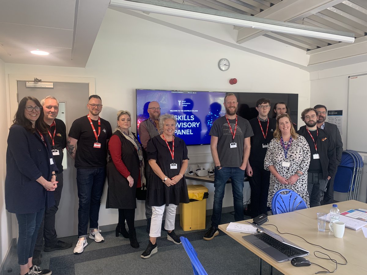 AndyTBSSSC's tweet photo. southstaffs: On Friday we hosted our latest Skills Advisory Panel at #Lichfield! It was great to welcome people from industry into college to talk with our staff about shaping the skills being delivered at #SSC!

Register for #Cannock on 23/05 and #Tamwo… https://t.co/hVZDJLeFAx