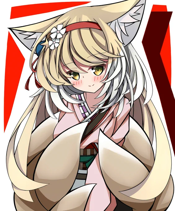 「あなたに狐の加護を授けましょう!!」 #明日方舟 #アークナイツ  #アークナイツ_ファンアート #スズラン
